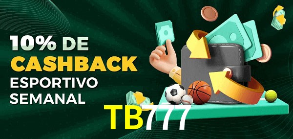 10% de bônus de cashback na TB777