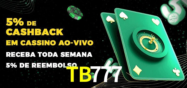 Promoções do cassino ao Vivo TB777